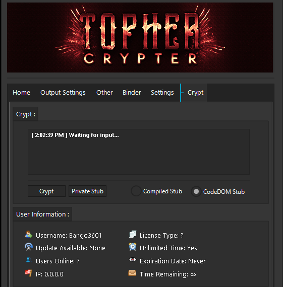 download Topher Crypter